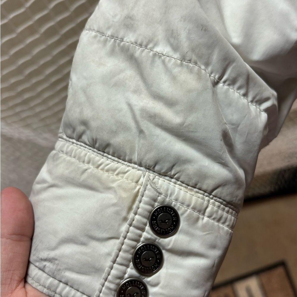 Vintage white Hollister coat - Picture 6 of 16